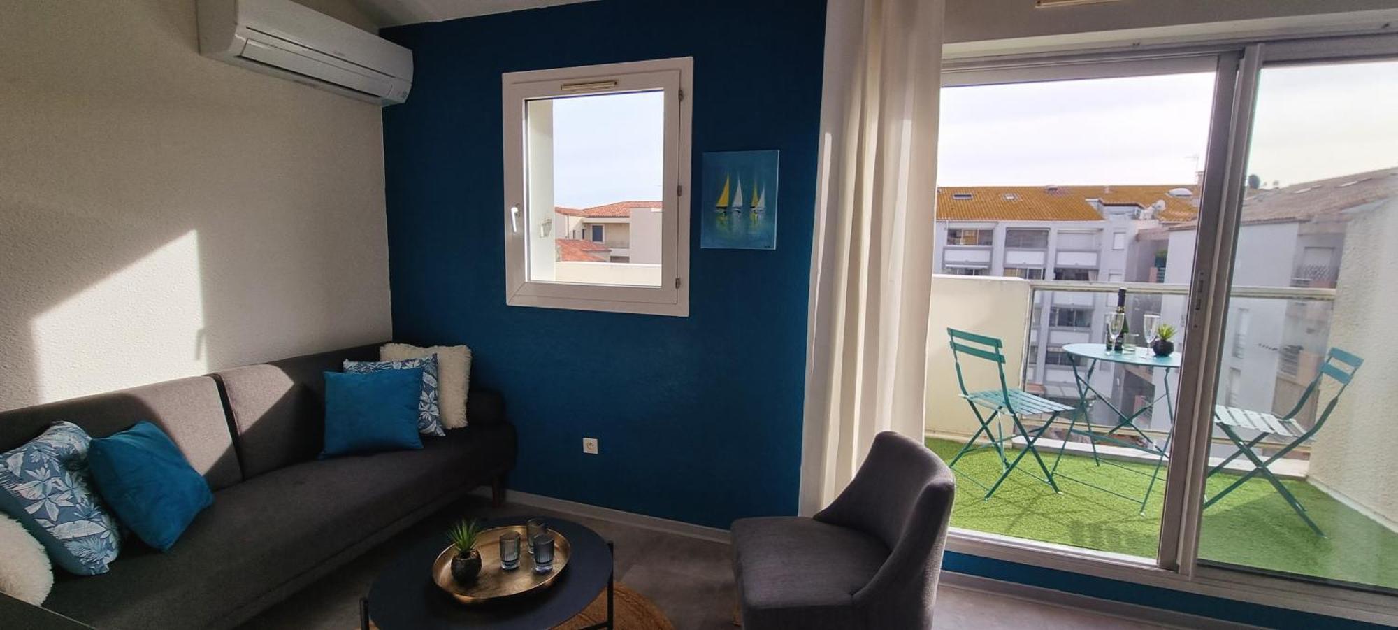 Appartement L'Ophelia Duplex Dernier Etage Balcon Centre Climatisation à Sète Extérieur photo